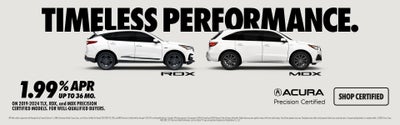 Acura Certified RDX & MDX